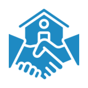 Home deal handshake graphic