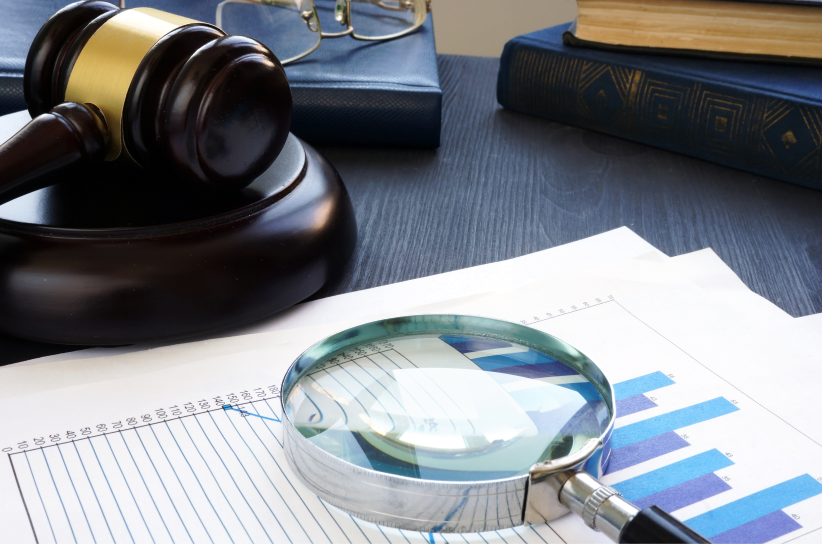 Courtroom analysis tools and paperwork